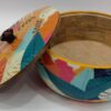 Elegant Wooden Roti Box with Lid – Traditional Handcrafted Casserole Design