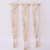 Eco-friendly cotton rope wall hanging shelf for plants and décor