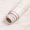 Cream marble self-adhesive wallpaper roll for furniture makeover