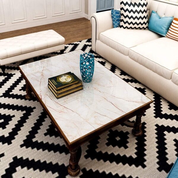 High-quality cream marble film for cabinet and wardrobe styling