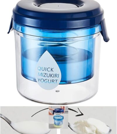 Yogurt strainer container for homemade thick dahi