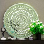 Artistic wall mirror handcrafted for home decoration and interiors