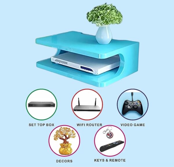 Compact Wall Mounted Shelf for Elegant Home Organization
