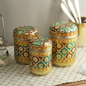 Handcrafted stainless steel food storage box with airtight lid