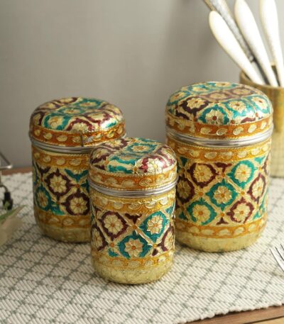 Handcrafted stainless steel food storage box with airtight lid