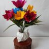 Decorative shell planter vase for modern interiors