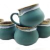 Laghima Jadon ceramic tea cup set with earthen matka style