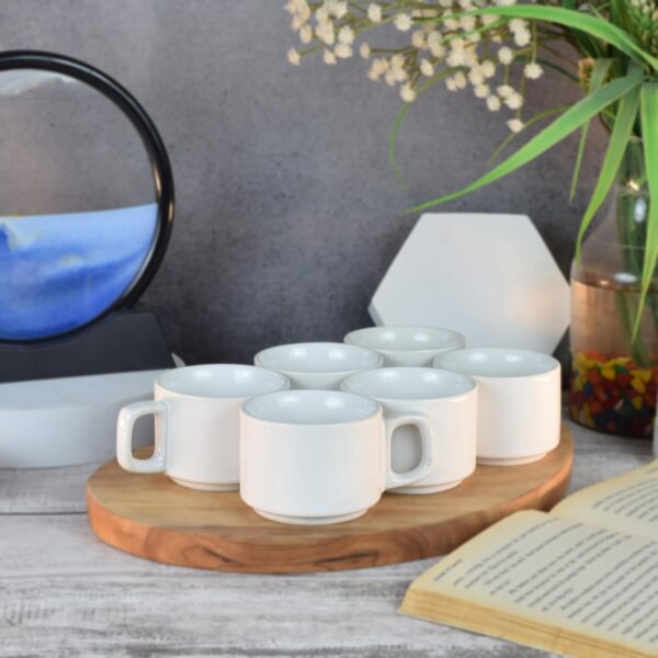 Premium quality round ceramic coffee cup