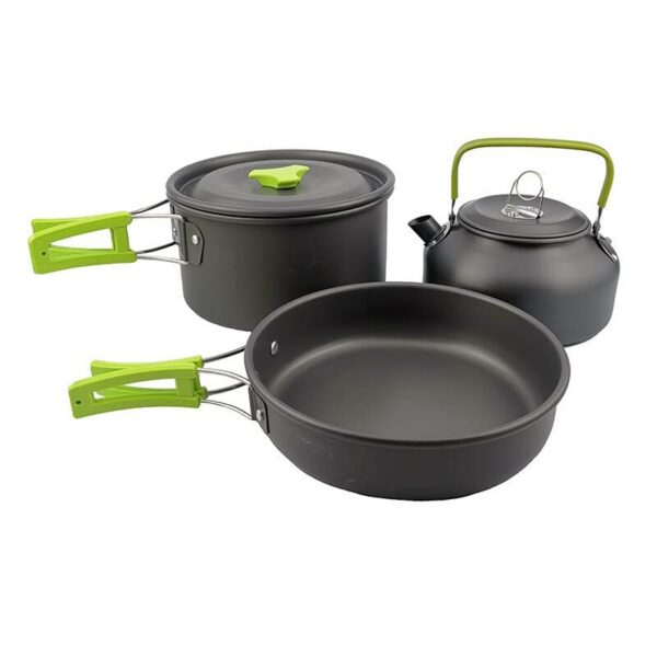 Lightweight outdoor cooking utensils set for hiking and travel