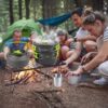All-in-one camping cooking gear for convenient outdoor dining