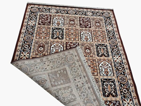 Decorative Acrylic Carpet in Brown – Modern Home Accent