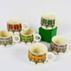 Modern ceramic tea cup set for coffee or tea lovers