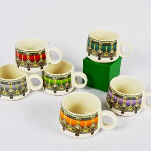 Modern ceramic tea cup set for coffee or tea lovers