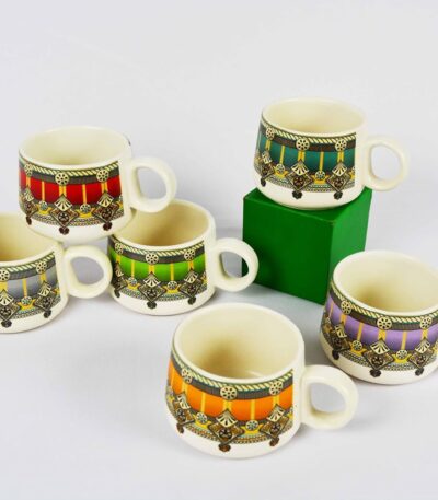 Modern ceramic tea cup set for coffee or tea lovers