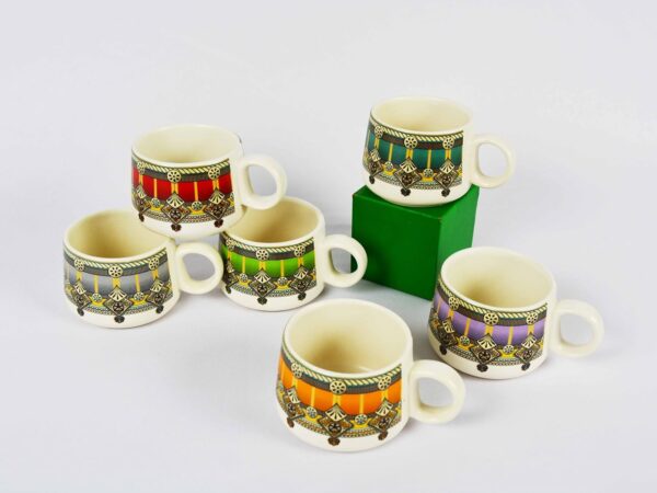 Modern ceramic tea cup set for coffee or tea lovers