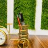 Rustic metal cycle clock for modern home interiors
