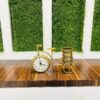 Creative multipurpose metal cycle with vintage clock dial