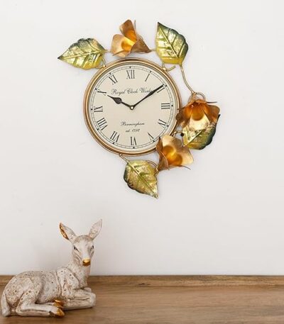 Modern analog wall clock for living room and office décor