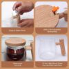 Travel-friendly self-stirring coffee mug with ergonomic handle