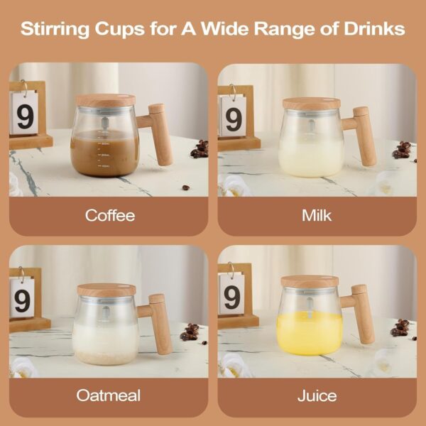 Innovative self-stirring mug for lazy coffee and tea lovers