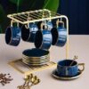 Functional and aesthetic cup-saucer stand for daily use