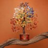 Natural Stone Seven Chakra Crystal Tree for Reiki Practitioners