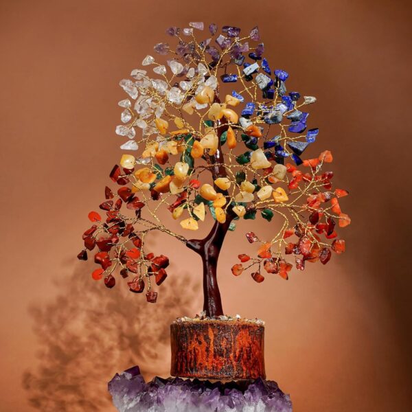 Seven Chakra Energy Tree for Meditation, Reiki, and Aura Cleansing