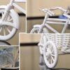 Classic cycle flower holder ornament for modern home styling