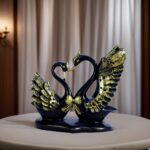 Handcrafted duck pair decorative showpiece for home décor