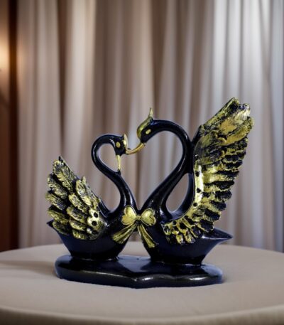 Handcrafted duck pair decorative showpiece for home décor