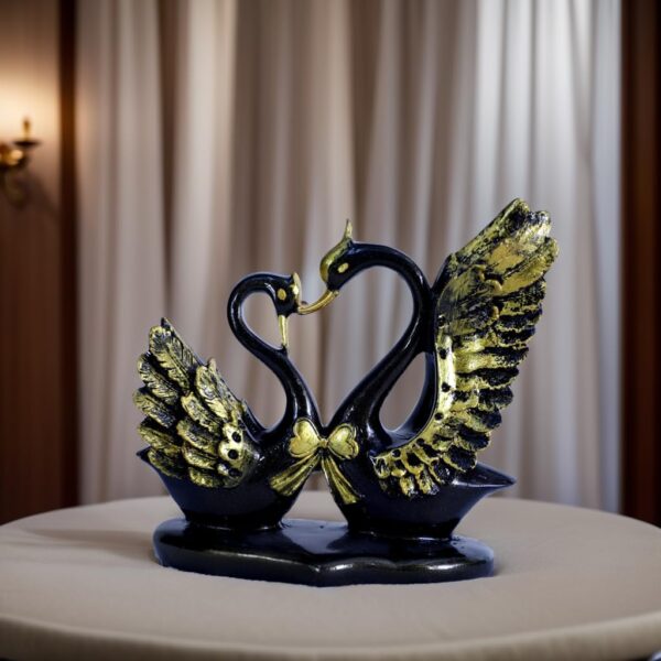 Handcrafted duck pair decorative showpiece for home décor