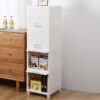 Multi-purpose plastic shelves wardrobe for garment organization