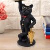 Artistic resin dog statue decorative ornament for shelves and tables