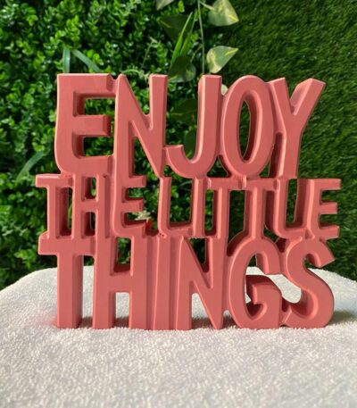 Enjoy the Little Things Table Décor Showpiece for Home and Office