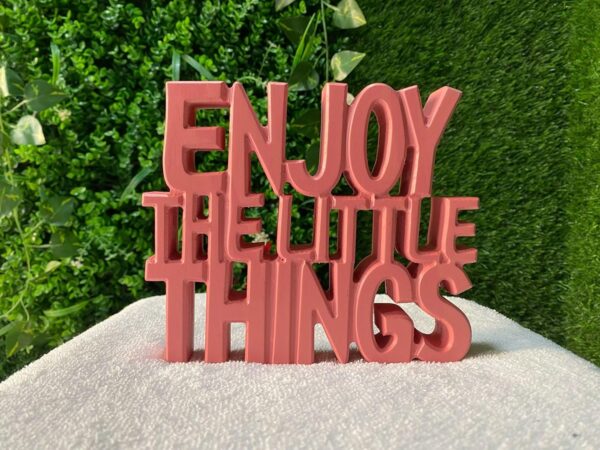 Enjoy the Little Things Table Décor Showpiece for Home and Office