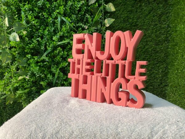 Home and Office Table Showpiece with Inspirational Quote