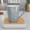 Modern grey mug set for home, office, or café beverage serving