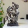 Modern decorative mother father child figurine for home interiors