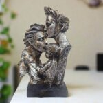 Modern decorative mother father child figurine for home interiors