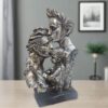 Artistic family figurine for contemporary home décor