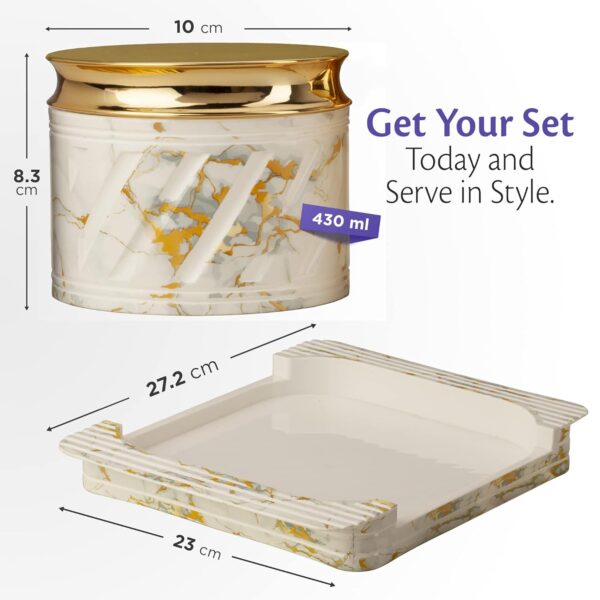 Premium plastic dry fruit organizer with multiple compartments