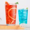 Durable glass tumbler with lid and straw for daily hydration