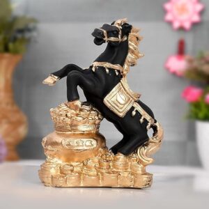 Handcrafted lucky running horse showpiece for home décor