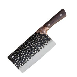 Professional stainless steel kitchen knife ideal for chopping meat and vegetables