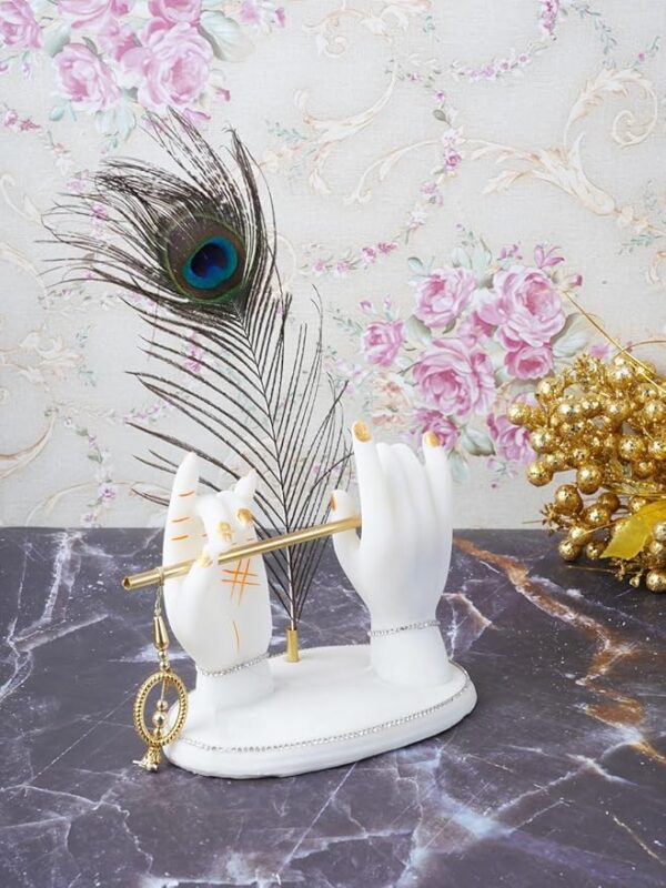 Unique handcrafted Krishna Ji showpiece with flute