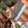 High carbon steel butcher knife for clean, precise cuts