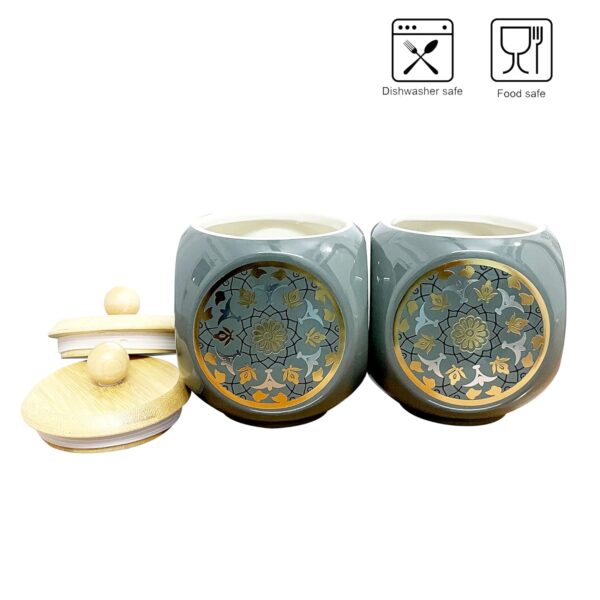 Handcrafted Glossy Ceramic Jars For Home Décor And Storage