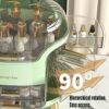Large capacity green cosmetics storage organizer box