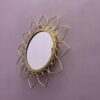 Premium metal frame wall mirror for chic home styling