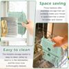 Lightweight Plastic Foldable Storage Basket for Organizing Essentials